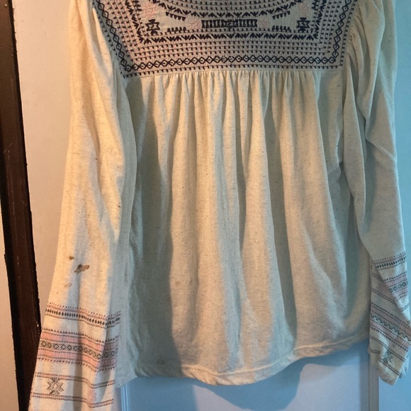 Beautiful hobo flowy lucky brand top - Picture 3 of 3